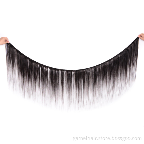 Factory Wholesale Remy Virgin Human Hair Extension Silky Bone Straight Human Hair Extensions
